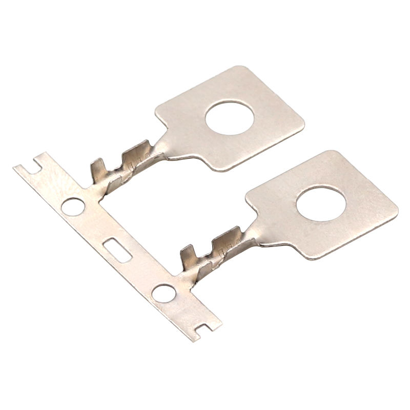 10x10x4.2x0.3t连绕纯镍端子 传感器端子新能源光伏风电电压温度端子