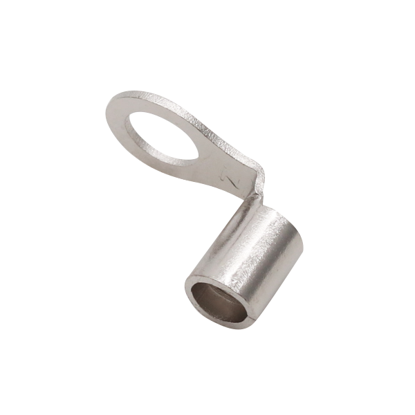 4.3x6.6+4.1x12.4x0.5t折弯90度黄铜镀镍端子